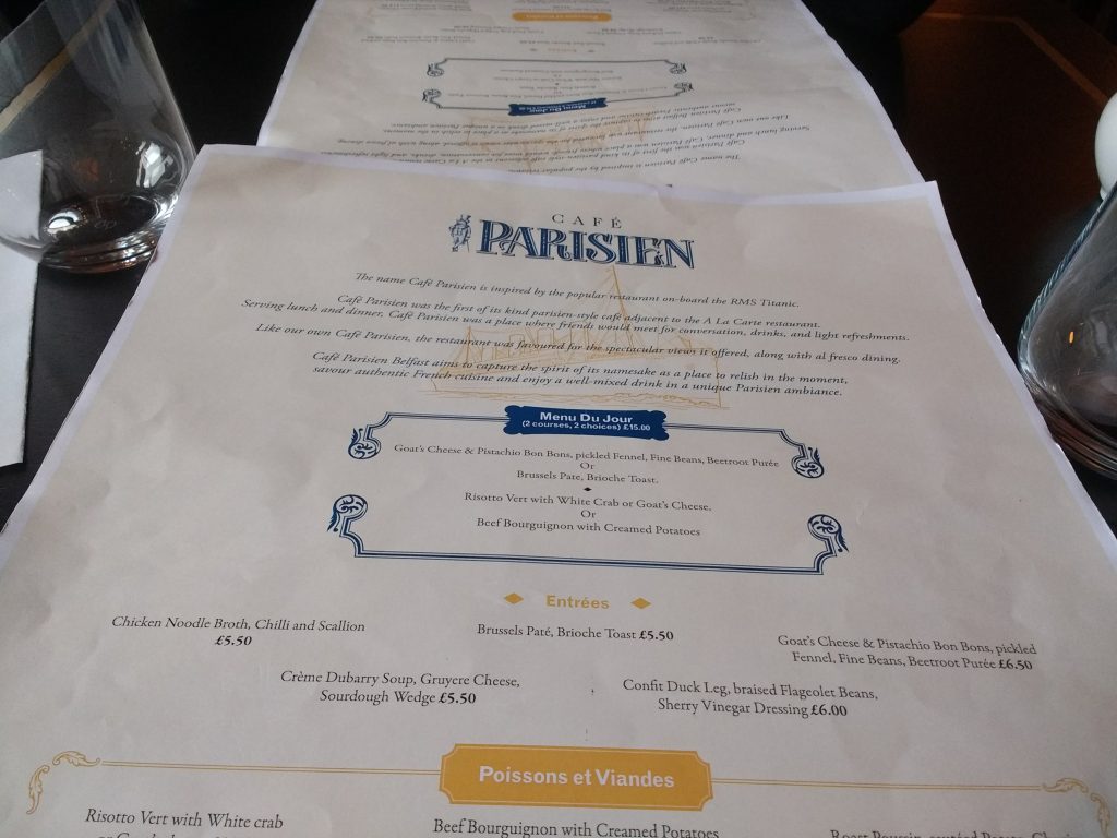 Café Parisien Belfast
