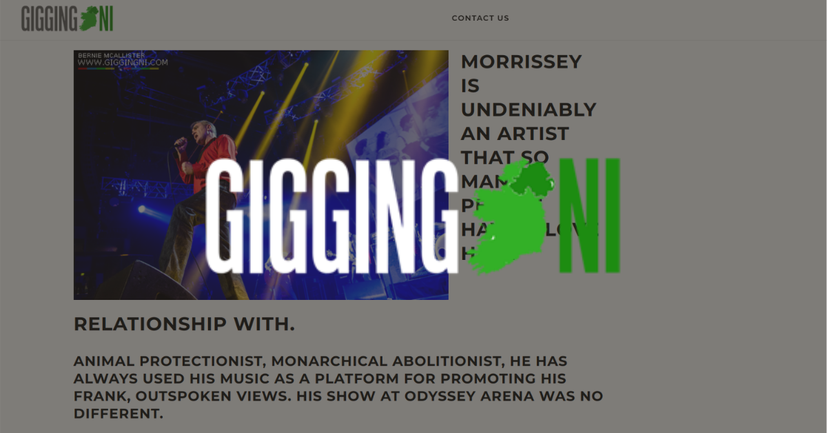 Morrissey music review belfast