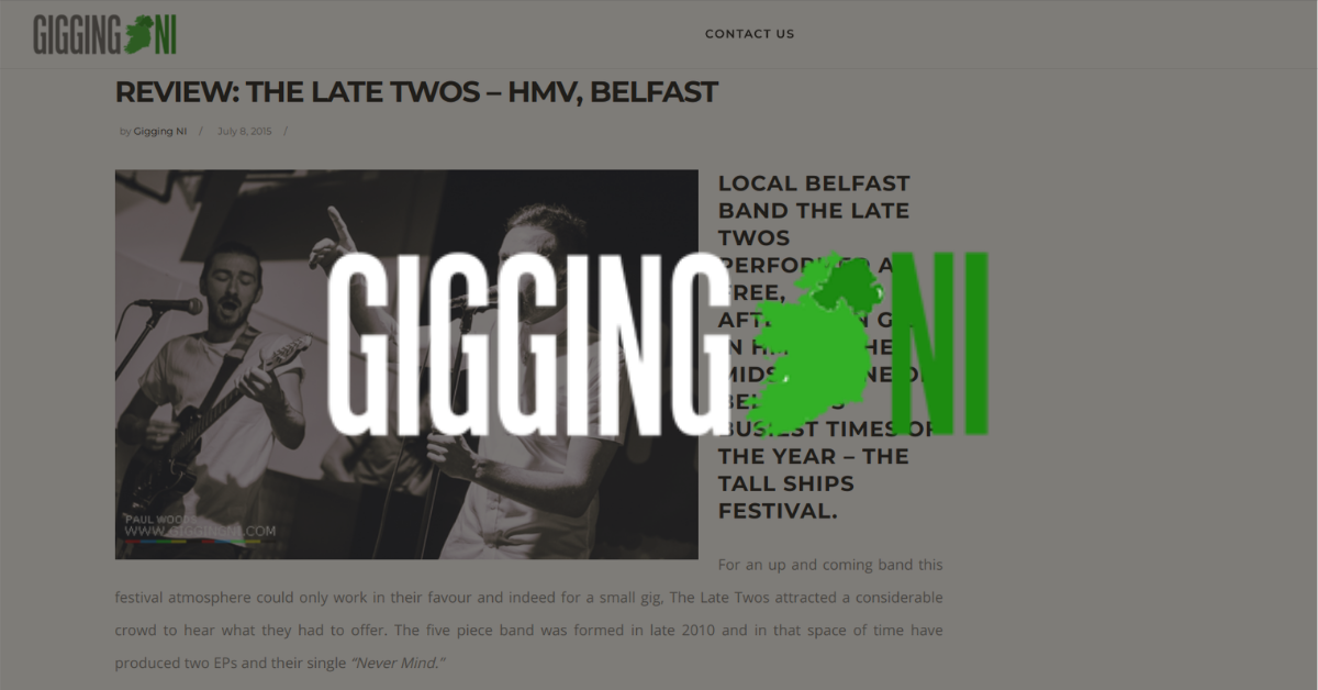 Music Review Belfast The Late Twos