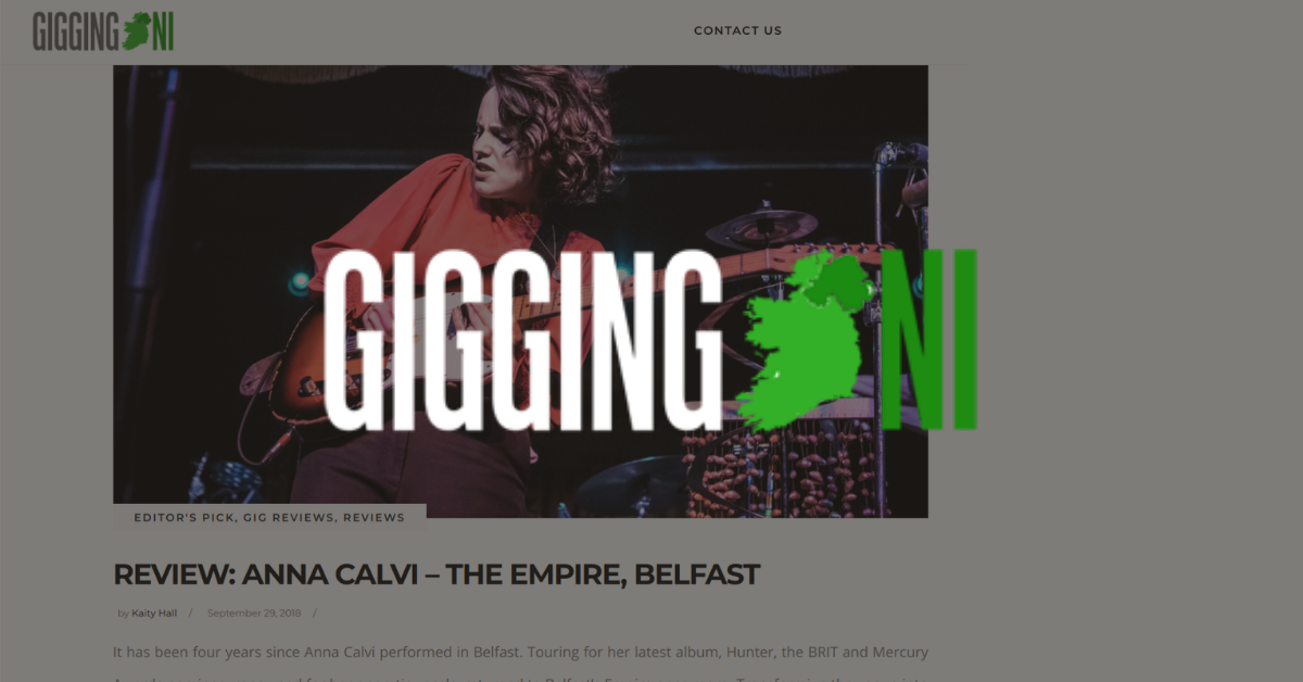 Anna Calvi Limelight Belfast Review Kaity Hall